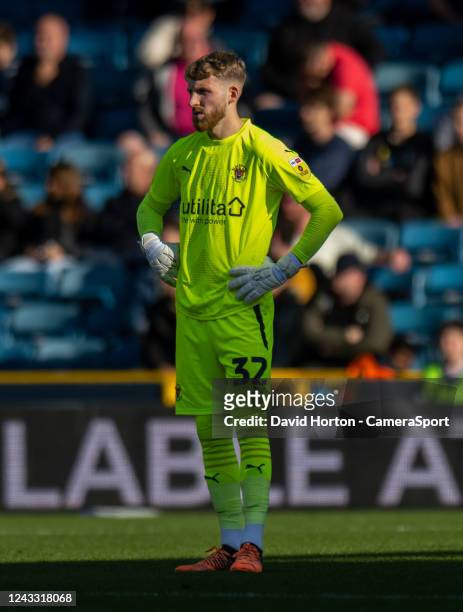 Blackpool's Daniel Grimshaw during the Sky Bet Championship between Millwall and Blackpool at The Den on September 17, 2022 in London, United Kingdom.