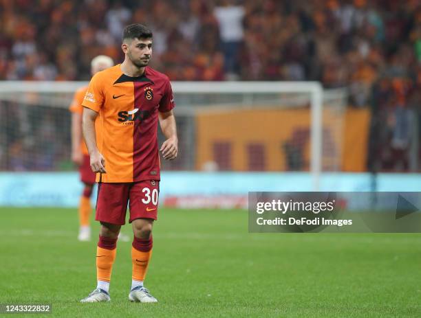 Yusuf Demir of Galatasaray SK looks on during the Sportoto SuperLig match between Galatasaray SK vs Konyaspor at NEF Stadyumu on September 16, 2022...