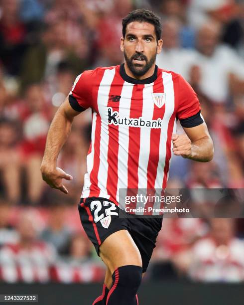 Raul Garcia of Athletic Club during the La Liga match between Athletic Club and Rayo Vallecano played at San Mames Stadium on September 17, 2022 in...