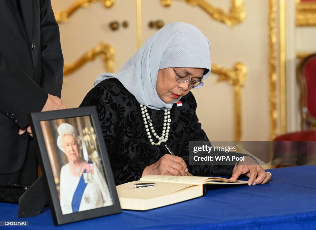 Dignitaries Pay Their Respects To Queen Elizabeth II