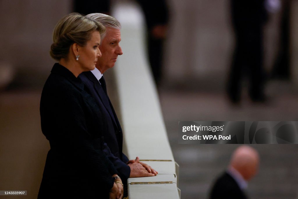 Dignitaries Pay Their Respects To Queen Elizabeth II