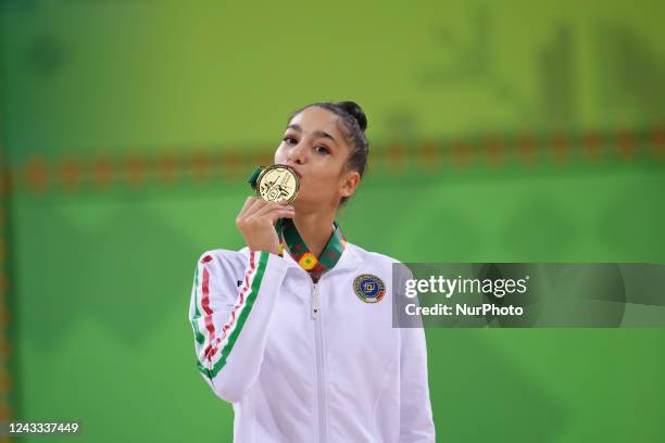 Sofia - Gold Medal All Round during the Gymnastics Rhythmic Gymnastics World Championship 2022 day4 on September 17, 2022 at the Sofia in Sofia,...