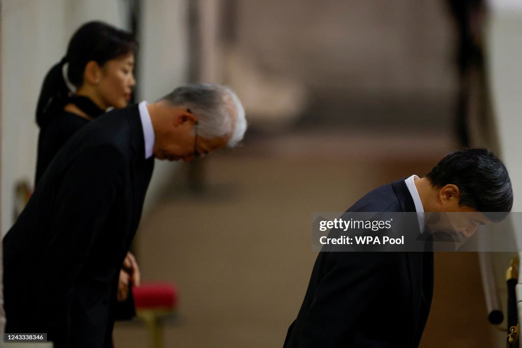 Dignitaries Pay Their Respects To Queen Elizabeth II