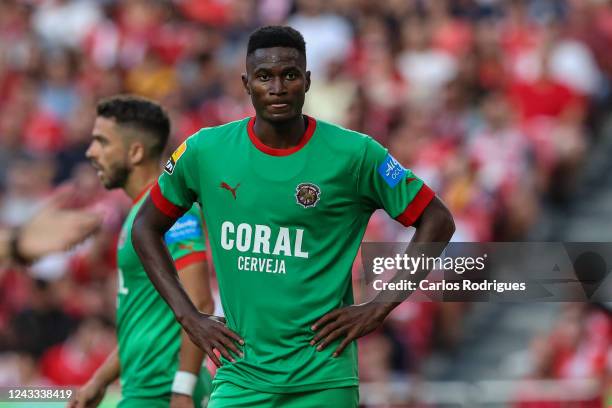 Moises Mosquera of CS Maritimo during the Liga Portugal Bwin match between SL Benfica and CS Maritimo at Estadio do Sport Lisboa e Benfica on...