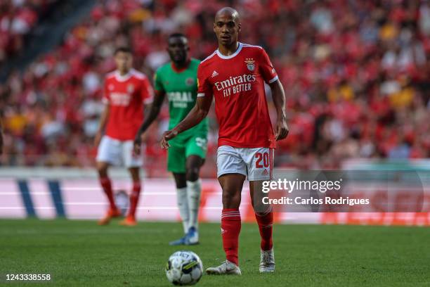 Joao Mario of SL Benfica during the Liga Portugal Bwin match between SL Benfica and CS Maritimo at Estadio do Sport Lisboa e Benfica on September 18,...