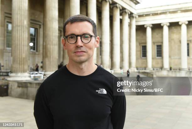 Erdem Moralıoğlu backstage during rehearsals ahead of the Erdem show at the British Museum during London Fashion Week September 2022 on September 18,...