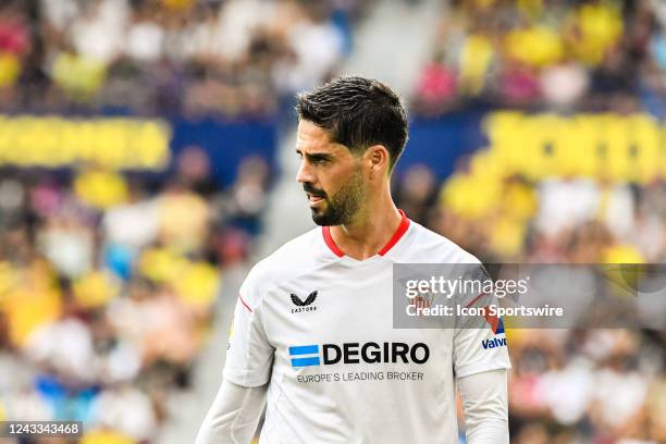 Isco Alarcon of Sevilla CF during the match between Villarreal CF and Sevilla CF of La Liga Santander on September 18, 2022 at Ciutat de Valencia in...