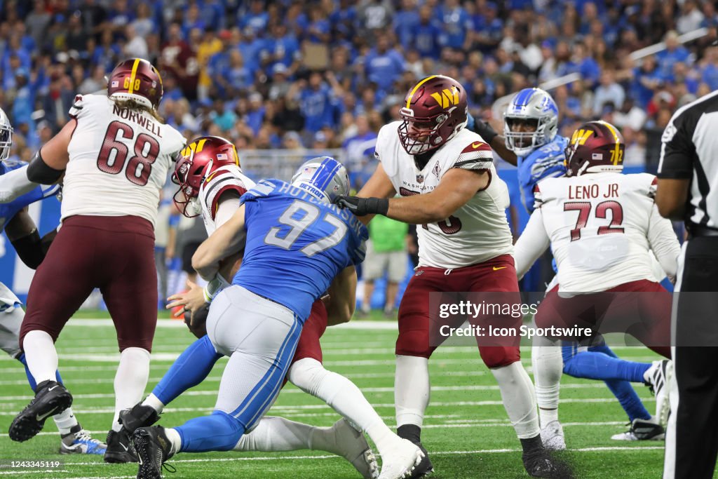 NFL: SEP 18 Commanders at Lions