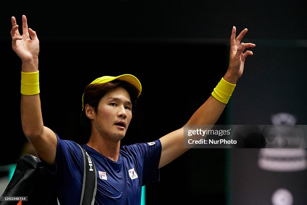 Spain V Republic Of Korea - Davis Cup Finals Group B Stage