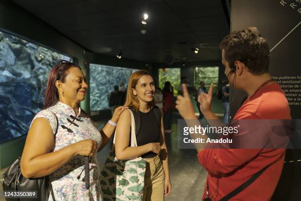 View of Explora park in Medellin, Colombia on Spetember 10, 2022. Omaira Garcia Porras is a blind woman, she was part of the team that evaluated and...