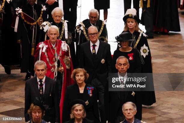 Chief Scientific Adviser Patrick Vallance arrives for the State Funeral of Queen Elizabeth II at Westminster Abbey on September 19, 2022 in London,...