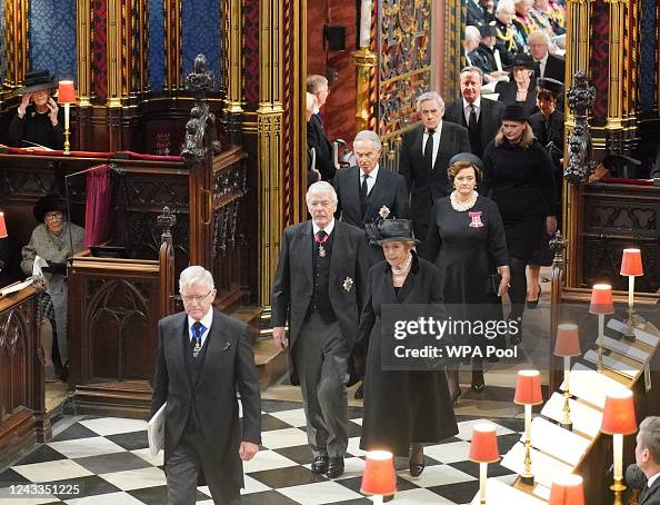 Elizabeth Major Former prime ministers Sir John Major and his wife Lady Norma Major ...