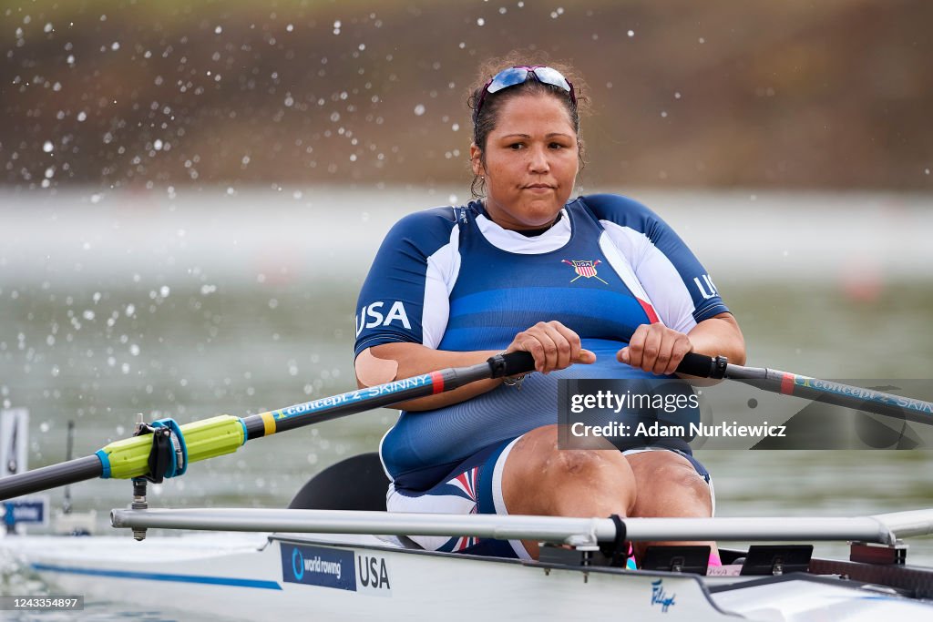 Jen Thomson Rowing Jennifer Fitz-Roy from the United States of America competes in PR2 ...
