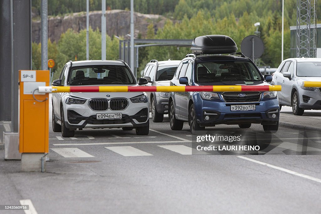 FINLAND-RUSSIA-TRANSPORT-TRAFFIC-BORDER-DIPLOMACY-CONFLICT-VISA