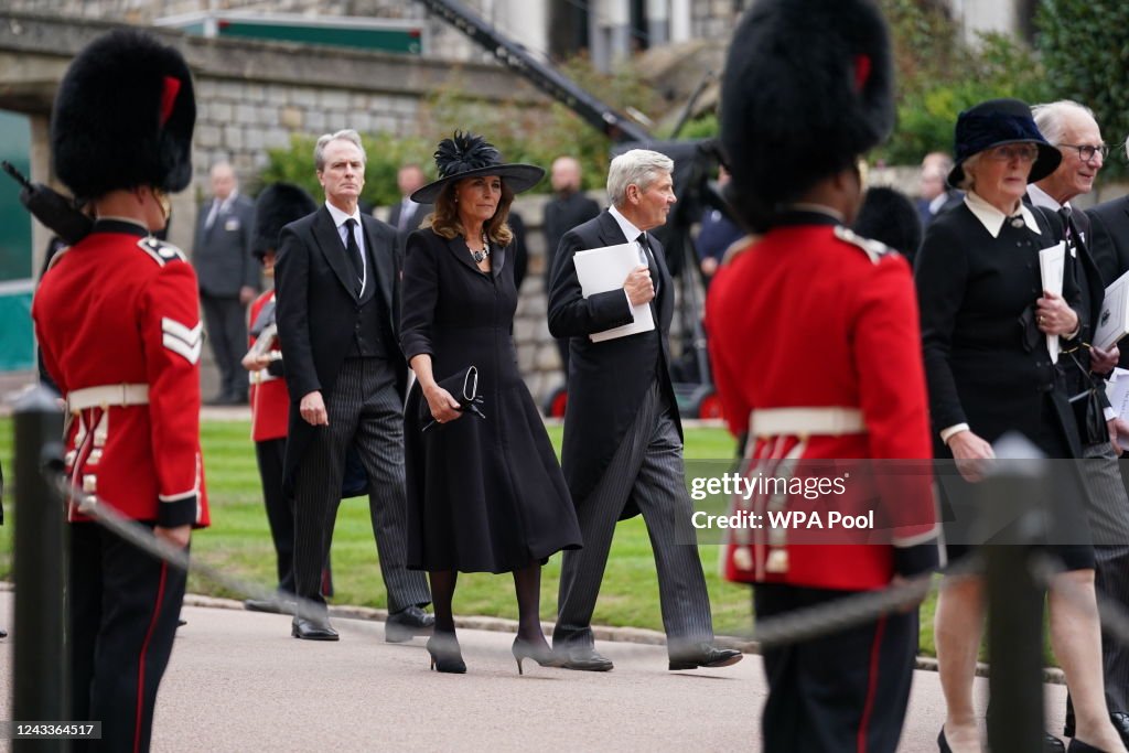 Committal Language Carole Middleton and Michael Middleton arrive for the Committal... News ...