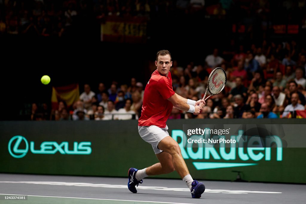 Spain V Canada - Davis Cup Finals Group B Stage 2022 Valencia
