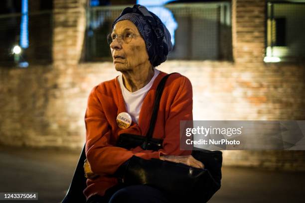 Voters in the Garbatella district meet the centre-left candidates the president of the Lazio region Nicola Zingaretti candidate with the Democratic...