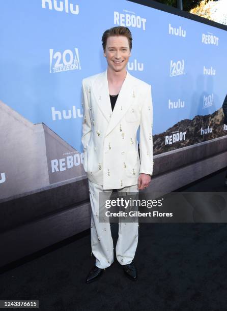 Calum Worthy at "Reboot" premiere held at the Fox Studio Lot on September 19, 2022 in Los Angeles, California.