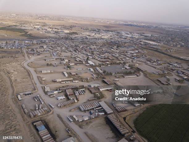 An aerial view of oil stock market in Erbil, Iraq on September 06, 2022. The price of oil per barrel, which is delivered to Erbil and all places...