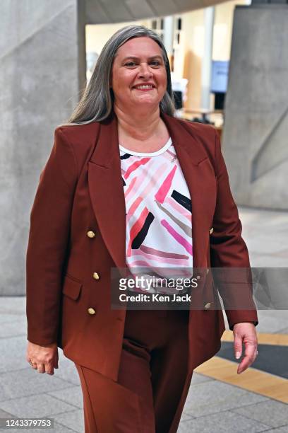 Roz McCall, newly-elected Scottish Conservative MSP for Mid Scotland and Fife in the lobby of the Scottish Parliament after taking the oath , on...