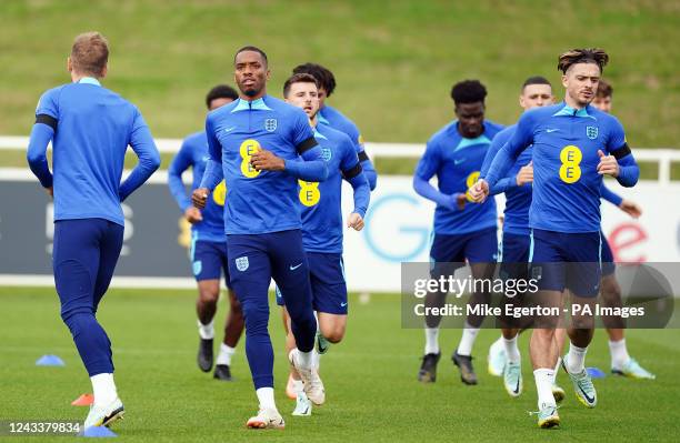 England's Ivan Toney during a training session at St. George's Park, Burton-on-Trent. Picture date: Tuesday September 20, 2022.