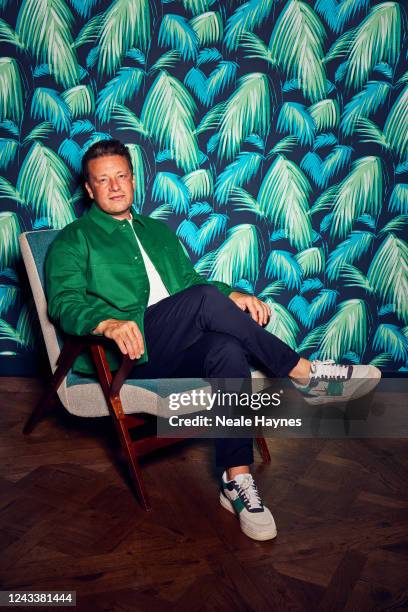 Chef, restaurateur and cookbook author Jamie Oliver is photographed for the Daily Mail on July 27, 2022 in London, England.