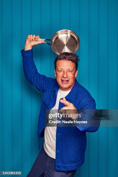 Chef, restaurateur and cookbook author Jamie Oliver is photographed for the Daily Mail on July 27, 2022 in London, England.