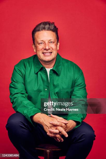 Chef, restaurateur and cookbook author Jamie Oliver is photographed for the Daily Mail on July 27, 2022 in London, England.