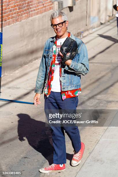 Johnny Knoxville is seen arriving at 'Jimmy Kimmel Live' Show on September 19, 2022 in Los Angeles, California.