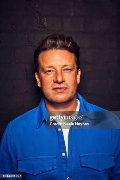 Chef, restaurateur and cookbook author Jamie Oliver is photographed for the Daily Mail on July 27, 2022 in London, England.