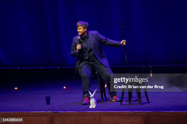 June 17, 2022: Australian comedian Hannah Gadsby performs her new standup show, Body of Work, at The Theatre at Ace Hotel on Friday, June 17, 2022 in...