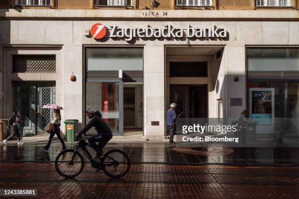 Branch of Zagrebacka Banka d.d., a unit of UniCredit SpA, in Zagreb, Croatia, on Monday, Sept. 19, 2022. Croatia's government earlier this month...