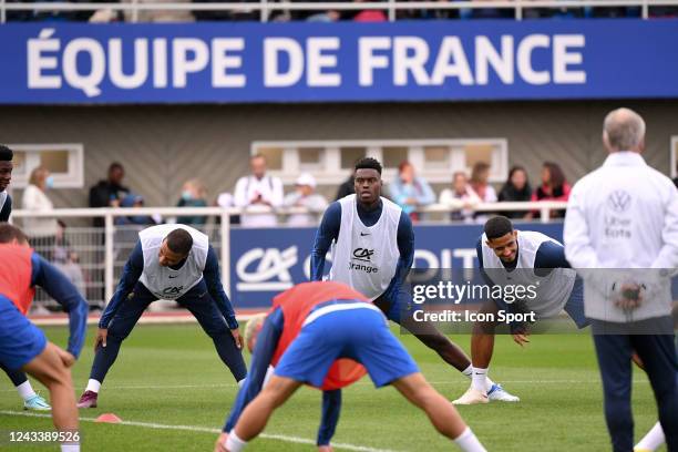 Benoit BADIASHILE during the training of France on September 20, 2022 in Clairefontaine, France. - Photo by Icon sport