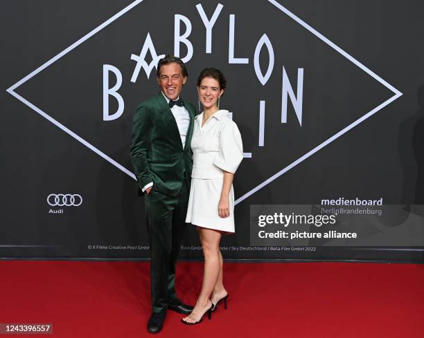 September 2022, Berlin: Actors and leading actors Volker Bruch and Liv Lisa Fries come to the world premiere of the new season of the TV series...