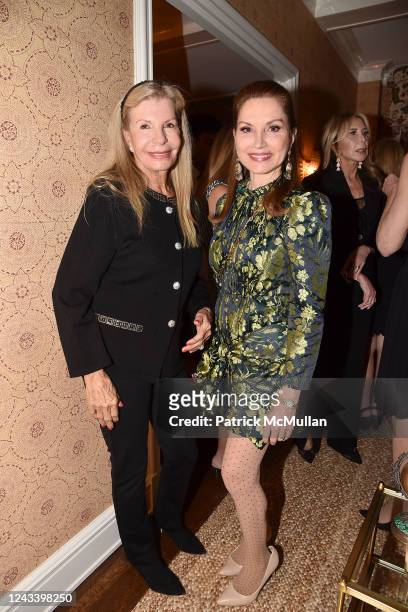 Princess Yasmin Aga Khan and Jean Shafiroff attend Kick Off Celebration For The Imagine Benefit on September 20, 2022 at a private residence in New...
