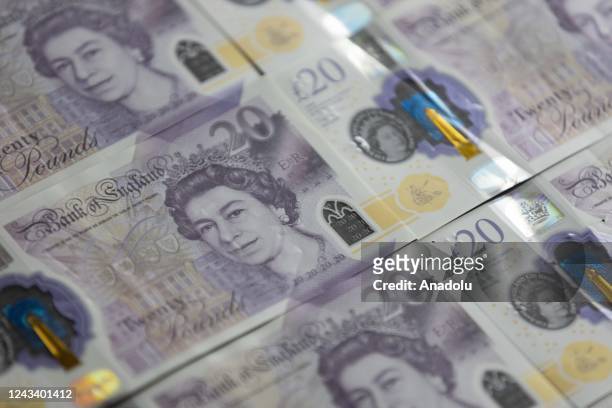 In this illustration photo British pound banknotes are seen in London, United Kingdom on September 21, 2022. Rasid Necati Aslim / Anadolu Agency