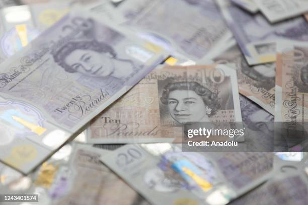 In this illustration photo British pound banknotes are seen in London, United Kingdom on September 21, 2022. Rasid Necati Aslim / Anadolu Agency