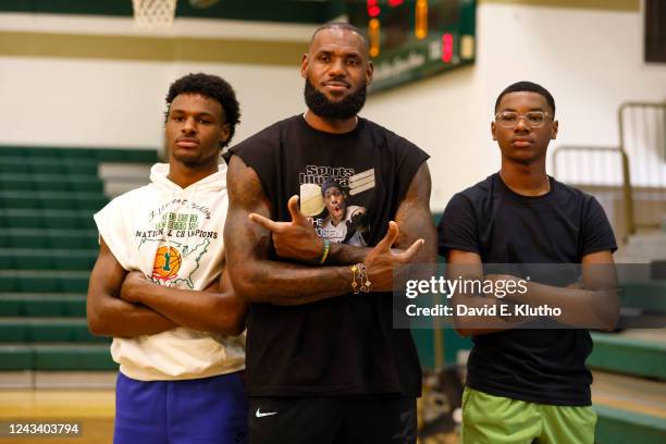 Lebron James Son Photos and Premium High Res Pictures - Getty Images