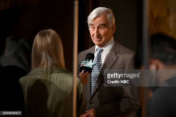 Law & Order Crossover Premiere Press Day" -- Pictured: Sam Waterston, "Law & Order" at Capitale NYC, September 19, 2022 --