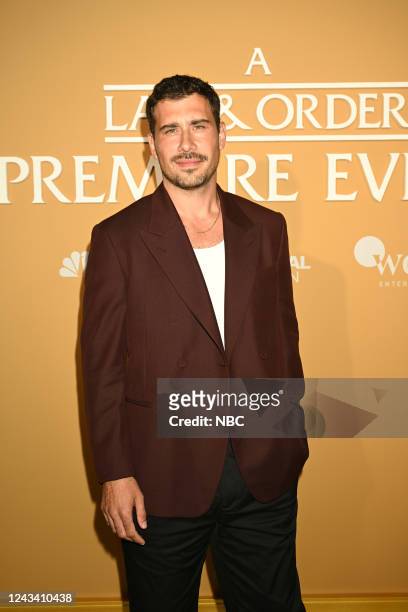 Law & Order Crossover Premiere Press Day" -- Pictured: Octavio Pisano, Law & Order: Special Victims Unit at Capitale NYC, September 19, 2022 --
