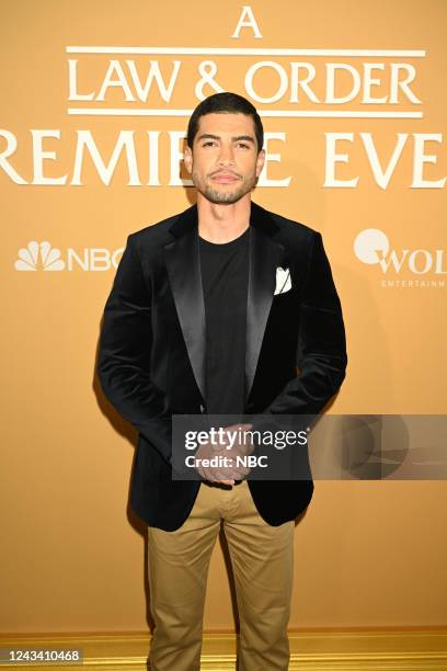 Law & Order Crossover Premiere Press Day" -- Pictured: Rick Gonzalez, Law & Order: Organized Crime at Capitale NYC, September 19, 2022 --