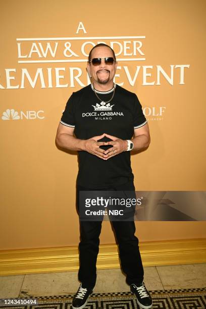 Law & Order Crossover Premiere Press Day" -- Pictured: Ice-T, Law & Order: Special Victims Unit at Capitale NYC, September 19, 2022 --