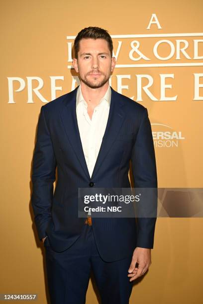 Law & Order Crossover Premiere Press Day" -- Pictured: Brent Antonello, Law & Order: Organized Crime at Capitale NYC, September 19, 2022 --