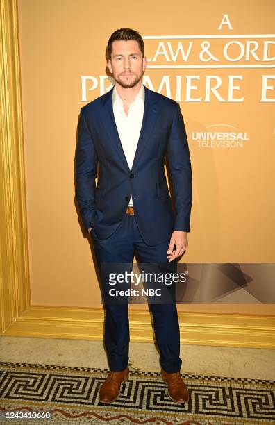 Law & Order Crossover Premiere Press Day" -- Pictured: Brent Antonello, Law & Order: Organized Crime at Capitale NYC, September 19, 2022 --