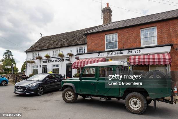 The Half Moon Inn pub and The Balcombe Stores shop in the village of Balcombe, UK, on Wednesday, Sept. 21, 2022. Its been more than a decade since...