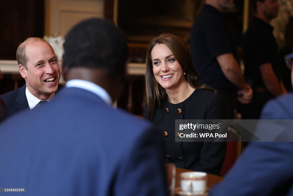 The Prince And Princess Of Wales Thank Volunteers And Staff In Windsor