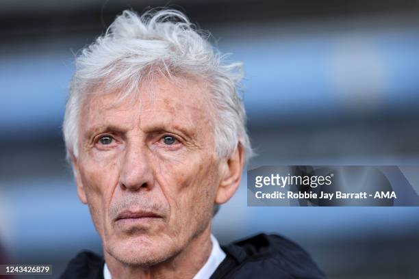 Jose Pekerman the head coach / manager of Venezuela during the International Friendly match between Venezuela and Iceland at Motion Invest Arena on...