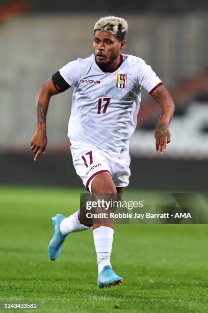 Josef Martínez of Venezuela during the International Friendly match between Venezuela and Iceland at Motion Invest Arena on September 22, 2022 in...