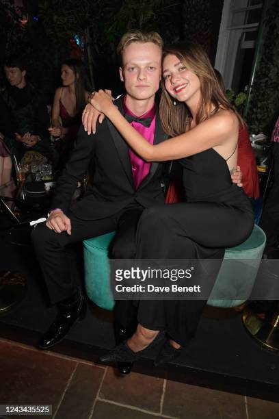 Anson Boon and Emma Appleton attend the annual fundraiser event to support the Amazon Rainforest hosted by Annabel's and The Caring Family Foundation...