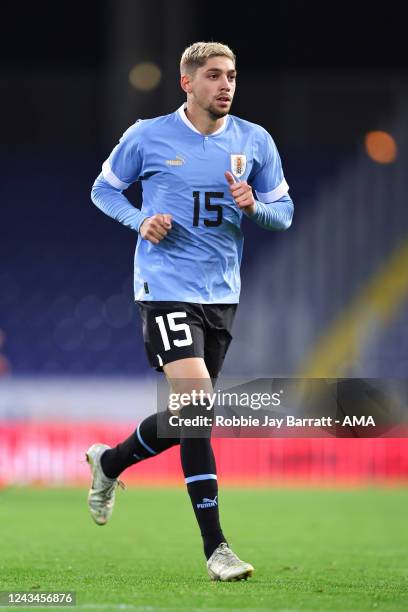 Federico Valverde of Uruguay during the International Friendly match between Iran and Uruguay at NV Arena on September 23, 2022 in St. Poelten,...